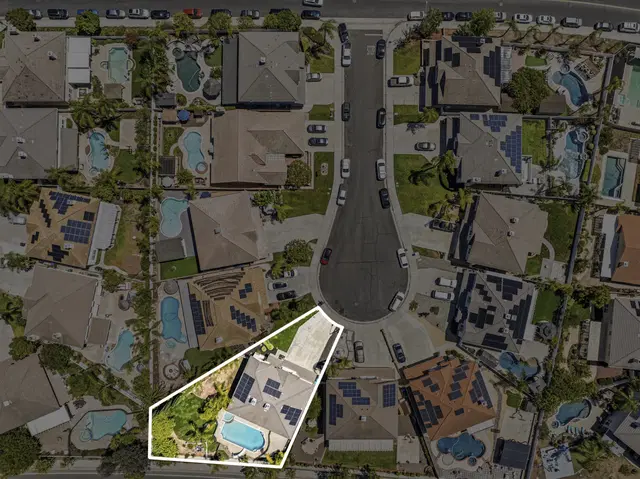 Drone aerial real estate photography example by LA Media Studio