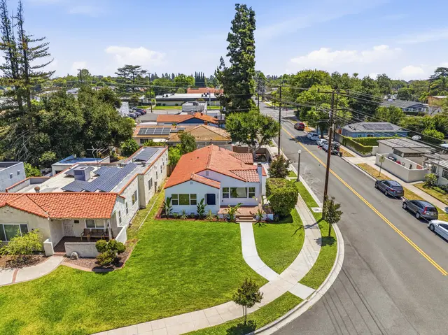 Drone aerial real estate photography example by LA Media Studio