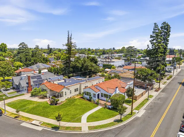 Drone aerial real estate photography example by LA Media Studio